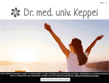 Tablet Screenshot of orthopaedie-keppel.at